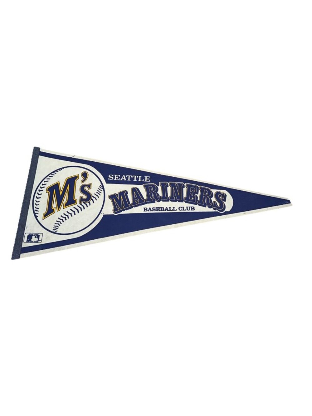 VTG MLB Seattle Mariners Baseball Club Pennant 30” Memorabilia
